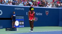 Serena Williams vs Keys - US Open 2015 - Round 4