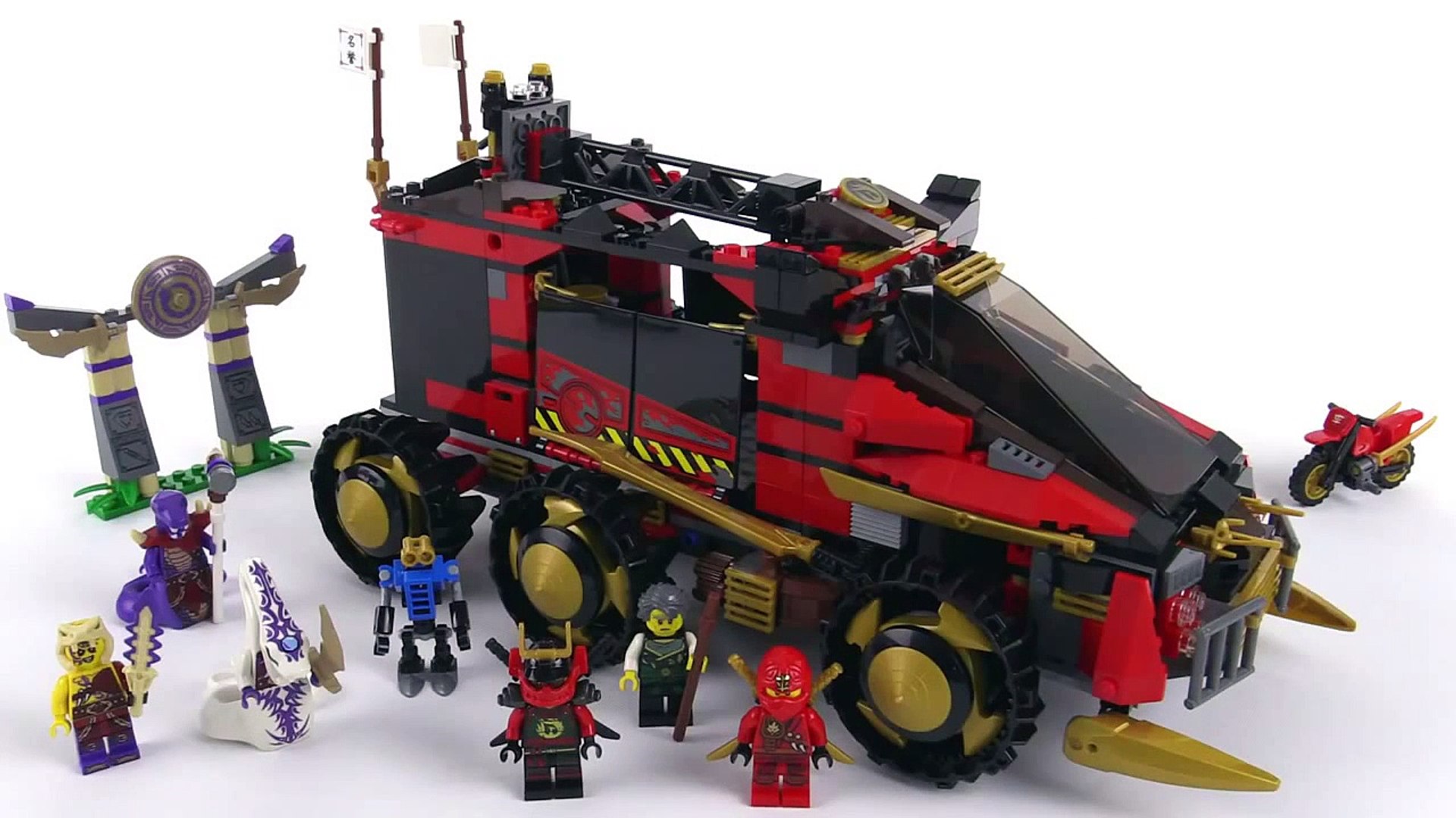 Lego Ninjago NINJA DB X 70750 Stop Motion Build Review - Dailymotion Video