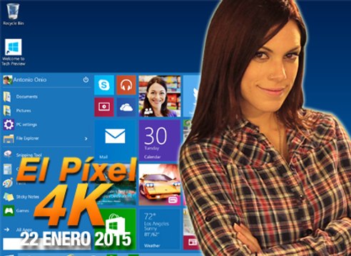 El Píxel 4K 2x83: Windows 10