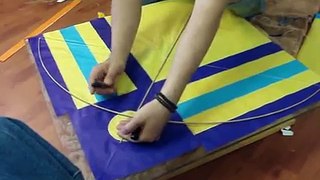 How to make afghani kite part 2