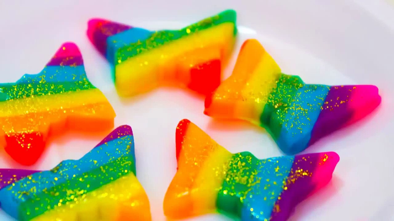 How to make Glittering Rainbow Butterflies using Play doh