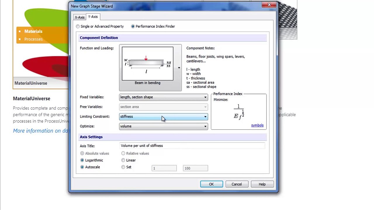 CES Selector for Materials Selection
