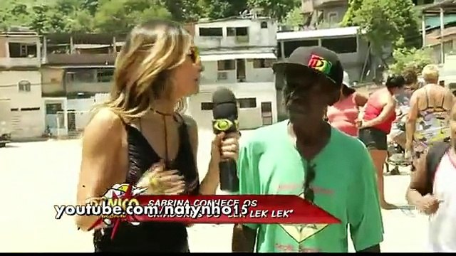 Sabrina Sato entrevista mc Federado & Os Leleques do AH LELEK LEK LEK