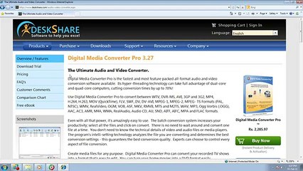 How to convert audio and video files in Digital Media Converter Pro