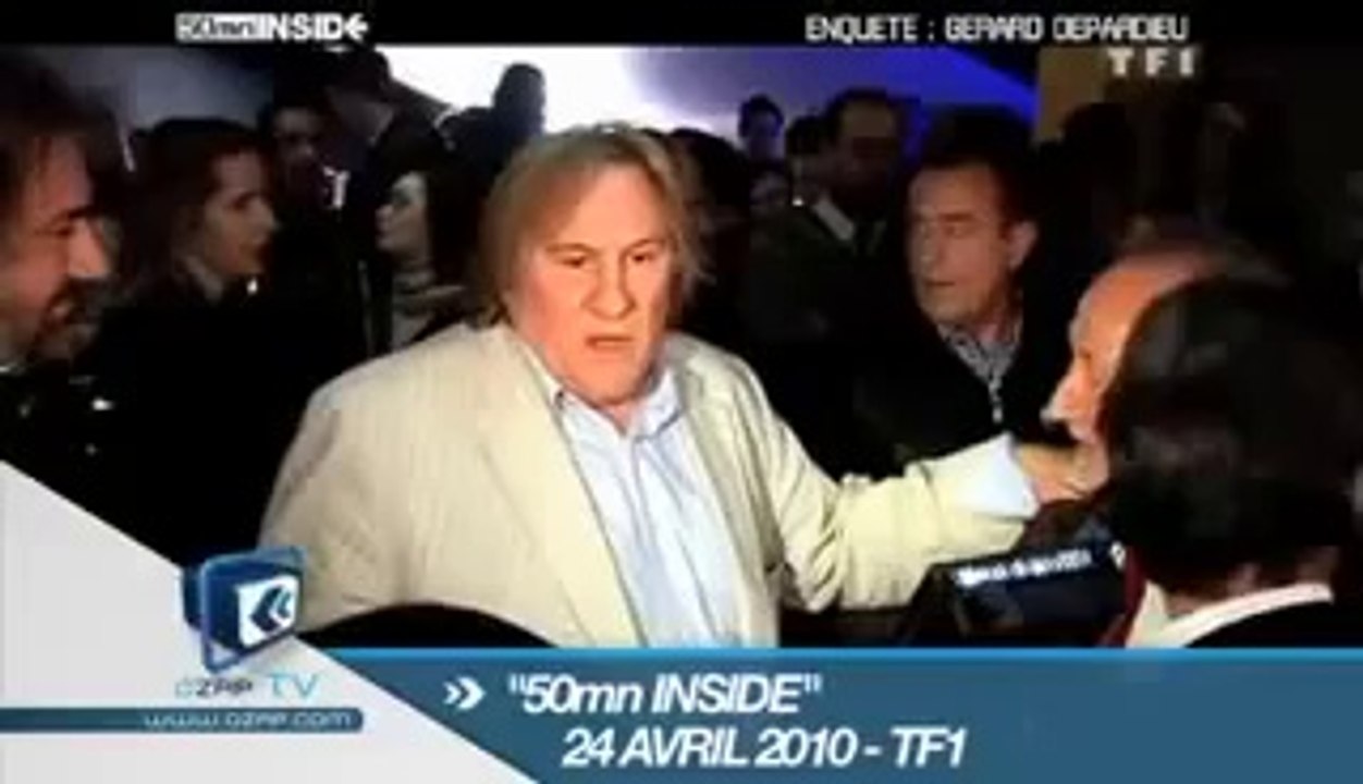 Depardieu traite une journaliste de sal***