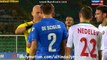 Micanski Gets Red Card - Italy 1-0 Bulgaria - 06.09.2015