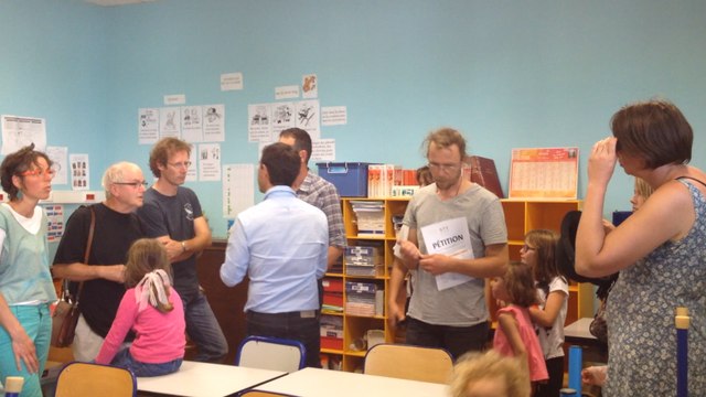 Occupation de l'école Françoise-Bosser