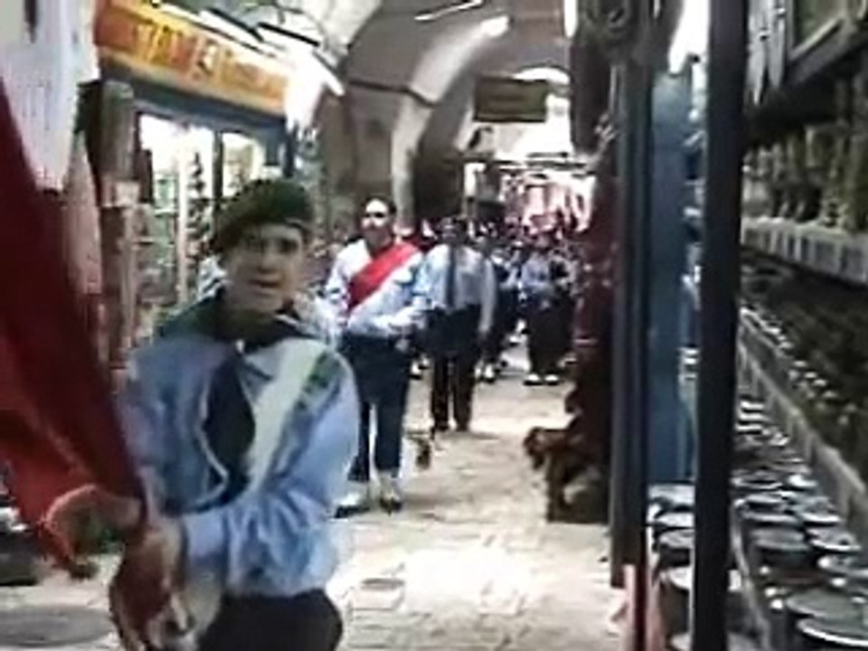 Arab Orthodox Scouts March I on Palm Sunday