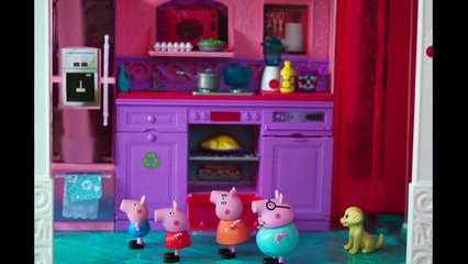 Tải video: Peppa Pig George comendo Play-doh Pizza Portugues massinha de modelar Casa da Barbie