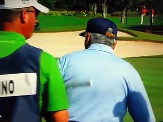 Lee Trevino - The "Burning Wedge" at 74 Years Old - Awesome !