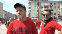 Shqipëri-Portugali, Elbasani “vishet kuqezi”, mijëra tifozë nëpër rrugë- Ora News- Lajmi i fundit-