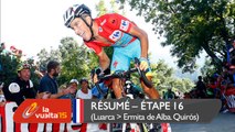 Résumé - Étape 16 (Luarca / Ermita de Alba. Quirós) - La Vuelta a España 2015