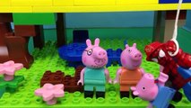 Peppa Pig Blocks Mega Treehouse Playground Construction Set   Duplo Lego Spiderman Stop Motion