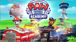 Paw Patrol: Paw Patrol Academy Nickjr Games