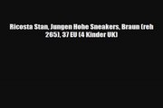 Ricosta Stan Jungen Hohe Sneakers Braun reh 265 37 EU 4 Kinder UK