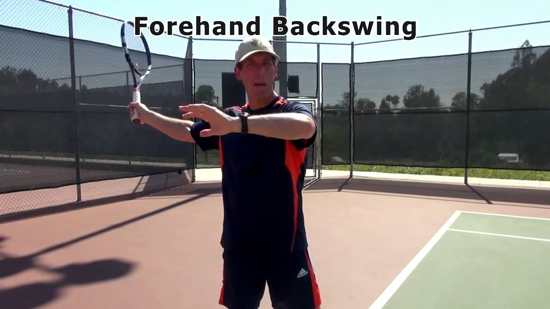 Tennis Training Myth Tennis Forehand Backswing Right Handed Training Video
