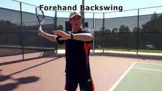 Tennis Training Myth - Tennis Forehand Backswing - Right Handed Training Video