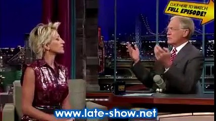Late Show With David Letterman S 16 Ep 174  7/14/2009 Edie Falco