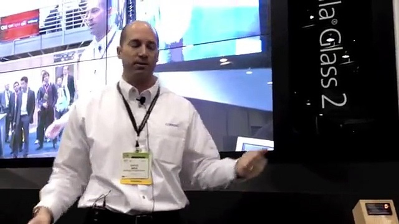 Gorilla Glass demonstration at CES 2012