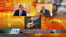 Abraham Falcón: Gran Luthier de Guitarras realiza homenaje a Óscar Avilés