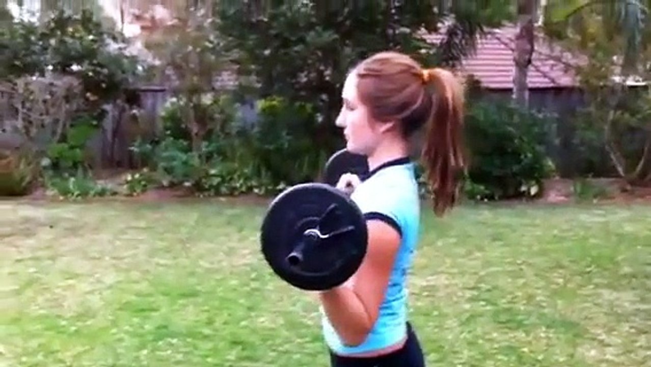 Easy, whole body barbell workout