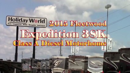 New 2015 Fleetwood Expedition 38K Class A Diesel Motorhome - HolidayWorld of Houston & Las Cruces