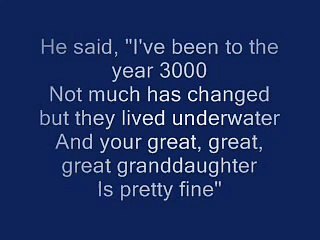 Busted- Year 3000 lyrics