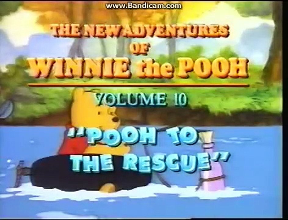 Opening To The New Adventures Of Winnie The Pooh:Pooh To The Rescue 1992 VHS