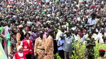 President Kagame delivers his address during 2nd Independence Anniversary of South Sudan