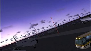 A Flight simulator video