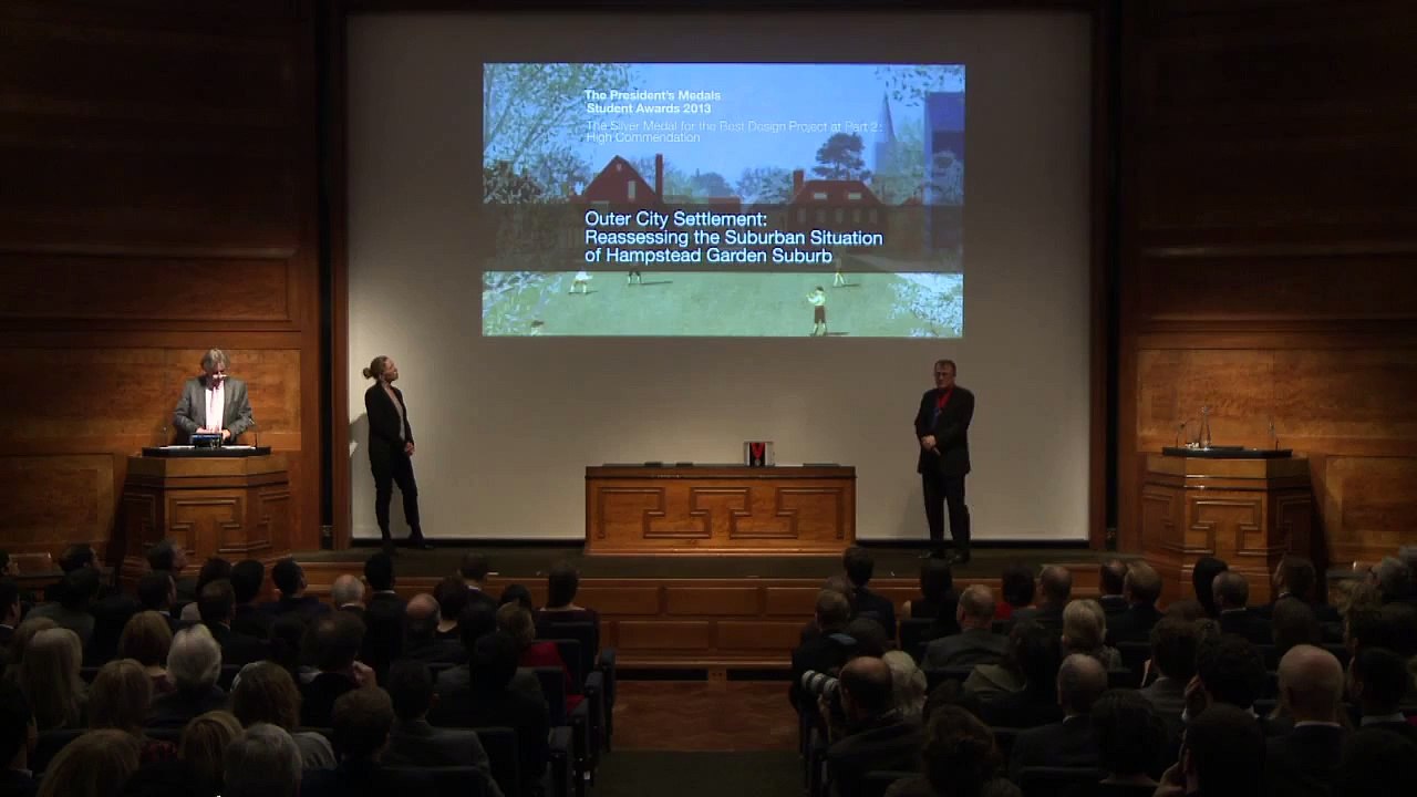 RIBA President's Medals 2013 - Silver Medal Award Ceremony