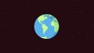 2D Cartoon Animated Rotating Earth [After Effects]