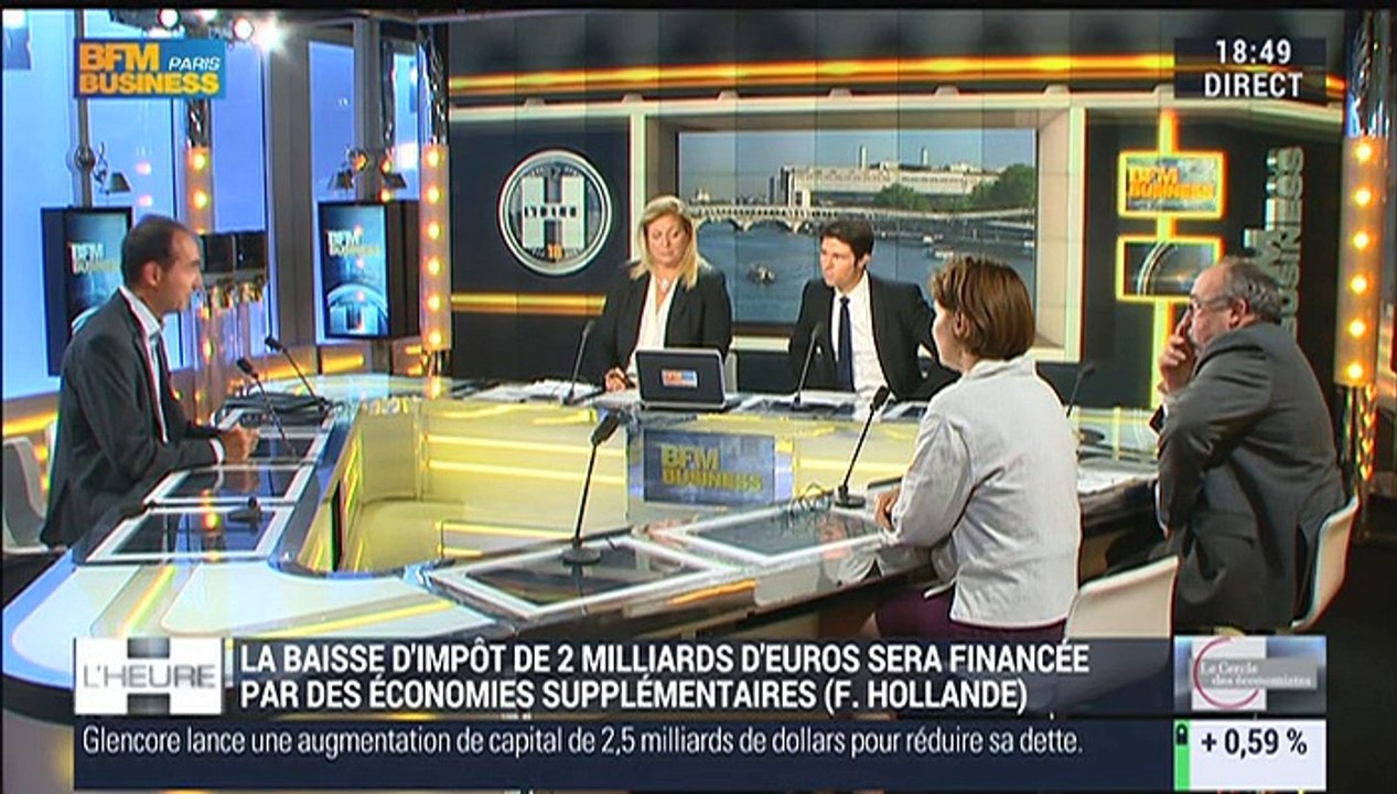 François Hollande attend une croissance supérieure à 1% en 2015: Agnès Bénassy-Quéré, Lionel Fontagné et Emmanuel Lechypre - 07/09