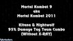 MK9 - 95% Kitana & Nightwolf Tag Team Combo - Mortal Kombat 9 (2011)