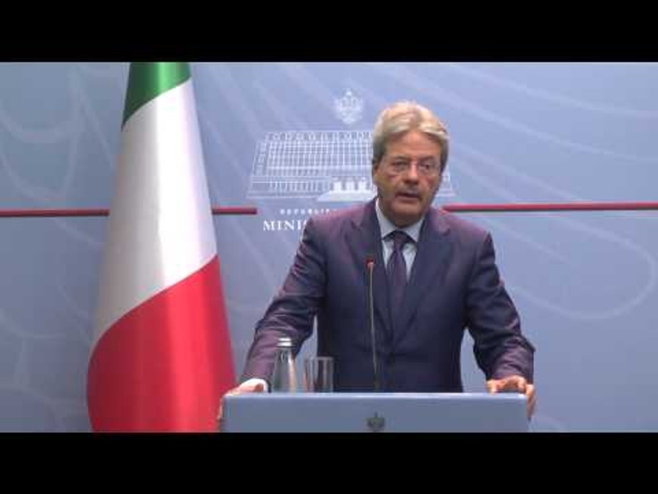 Gentiloni: Marrëveshja Itali-Shqipëri -Serbi do sigurojë zhvillim ekonomik