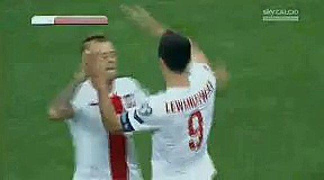Kamil Grosicki Goal Poland 1-0 Gibraltar 07.09.2015