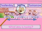 Yesterday, Today, Tomorrow Clip   English ESL Lesson Kids