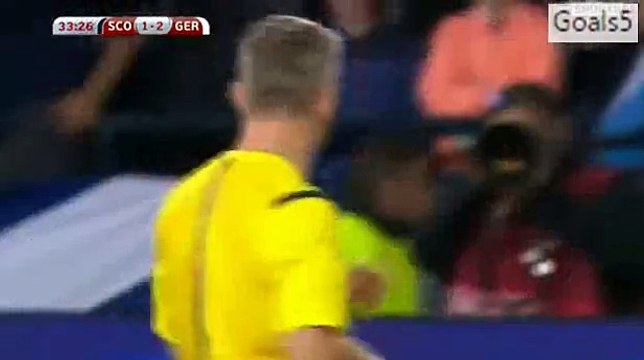 Thomas Müller Goal Scotland 1 - 2 Germany EURO Qualifications 7-9-2015