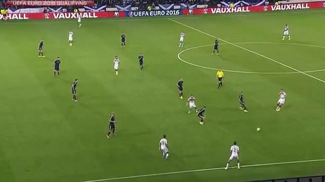Goal Thomas Müller - Scotland 1 - 2 Germany - Euro - Qualification - 07/09/2015