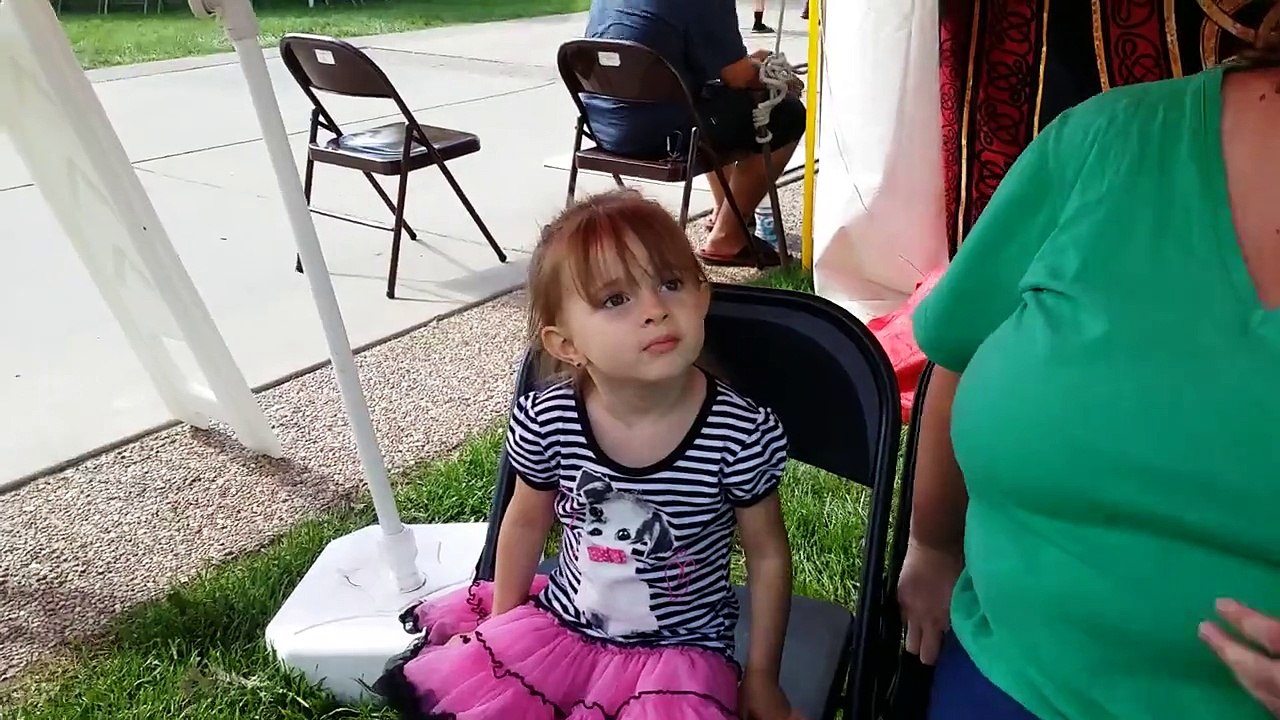 Cartoon of Cute Girl