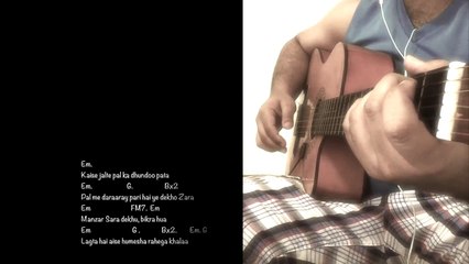 Sawaal - Ali Azmat - Coke Studio version Guitar Tutorial