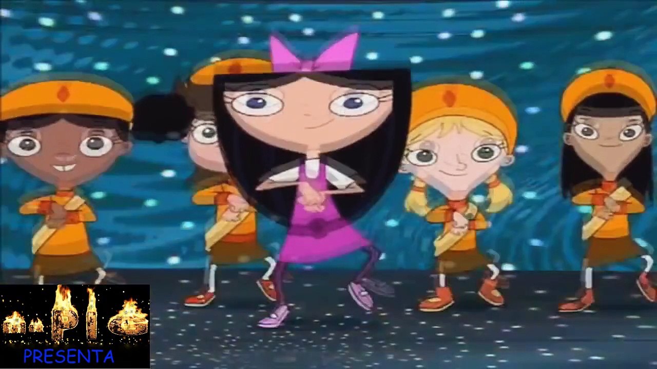 phineas y ferb cantando y baylando ganga style