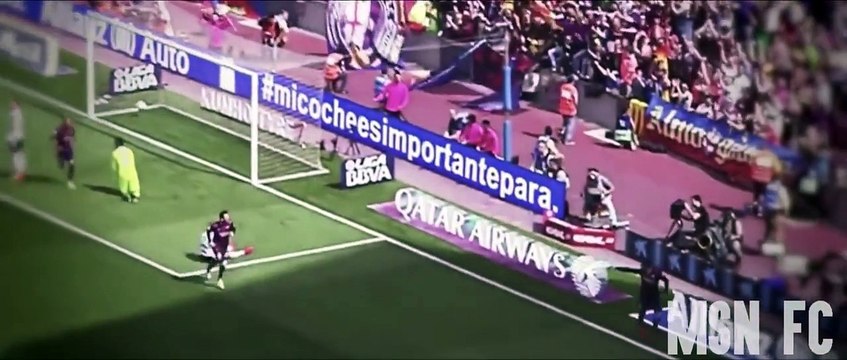 ‪MSN ● Messi - Suarez - Neymar ● The Barcelona Trio | 2015 [HD]