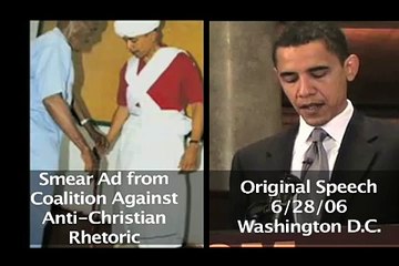Coalition Against Anti-Christian Rhetoric Smears Obama