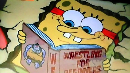 Wrestling Kampf Spongebob Schwammkopf