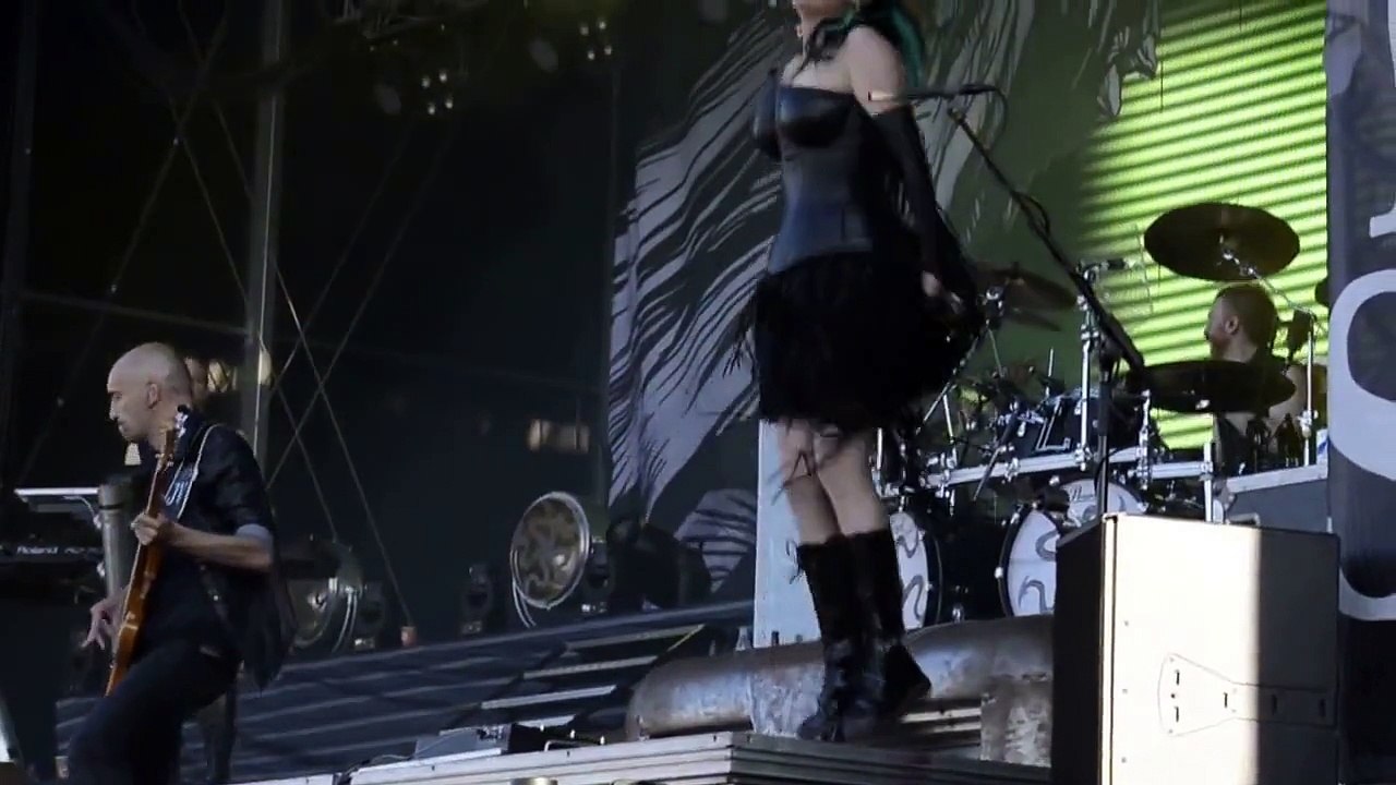 Within Temptation - Summertime Sadness Live@Sweden rock 2014
