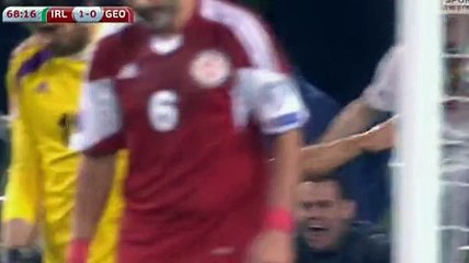 Goal Jonathan Walters - Ireland 1 - 0	 Georgia - Euro - Qualification - 07/09/2015