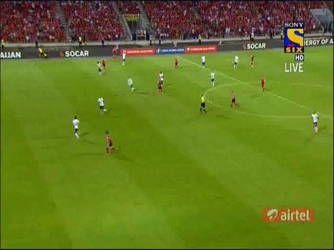 Sokol Cikalleshi Amazing Shot Hits Cross Bar (HD)_ 07.09.2015 Albania 0-0 Portugal _ EC Qualification Europe 07.09.2015