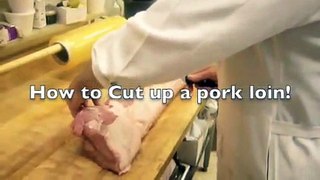How to cut up a pork loin