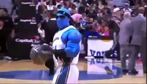 Fan makes a basketball dunk while he's on the phone - EPIC WIN -  BCSV